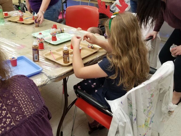 Artwork and artists from the Dec 2019 — Jeweled Christmas Trees session at Creating With Blind Abandon.