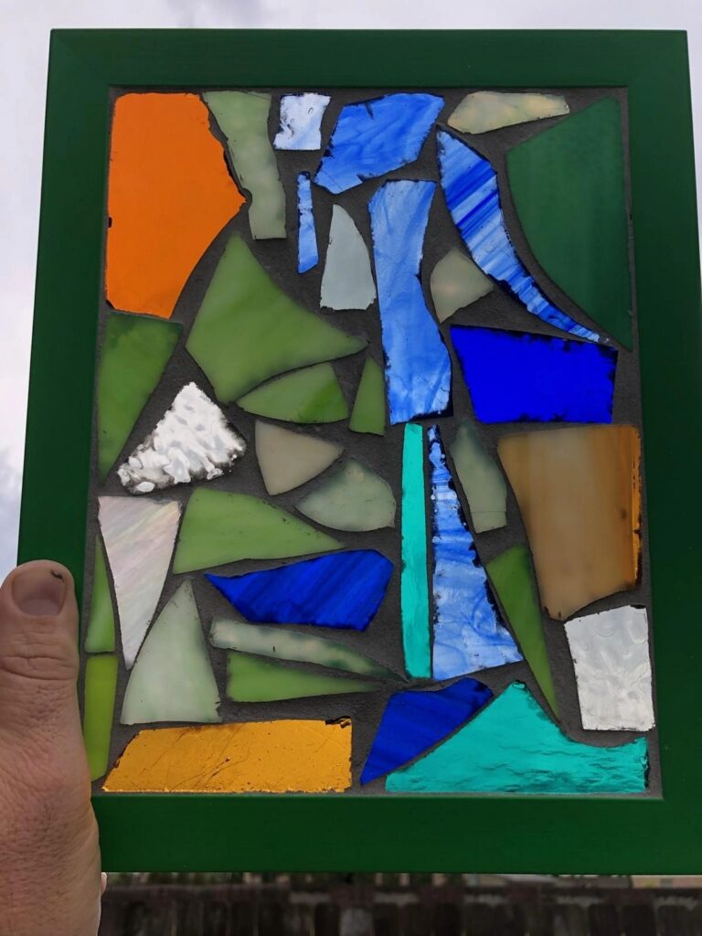 Artwork and artists from the July 2019 — Stained Glass with Rudy Anderson session at Creating With Blind Abandon.
