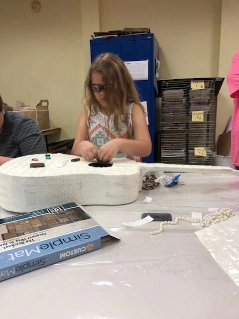 Artwork and artists from the September 2019 — The Color of Blind session at Creating With Blind Abandon.