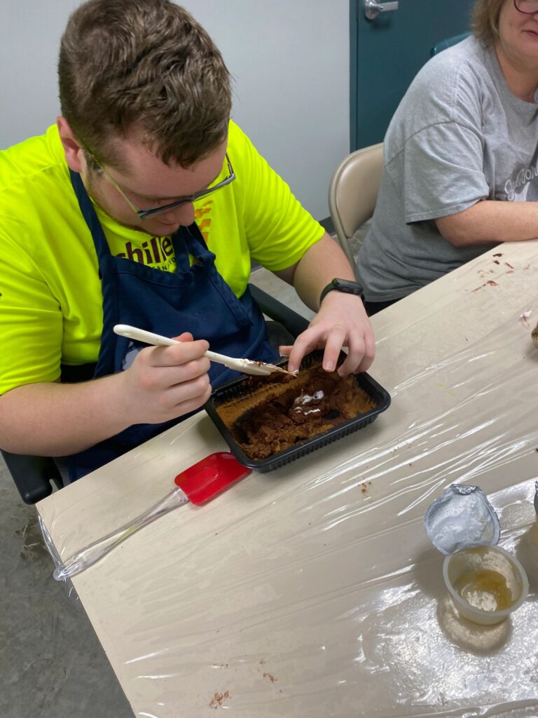 Artwork and artists from the Nov '23 — Kids session at Creating With Blind Abandon.