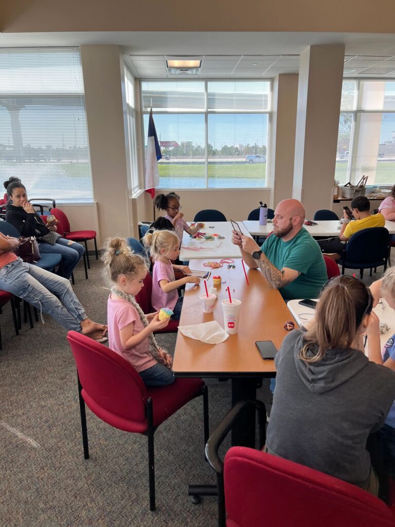 Artwork and artists from the March 2023 Weaving with guest artist, Tori Christenson session at Creating With Blind Abandon.