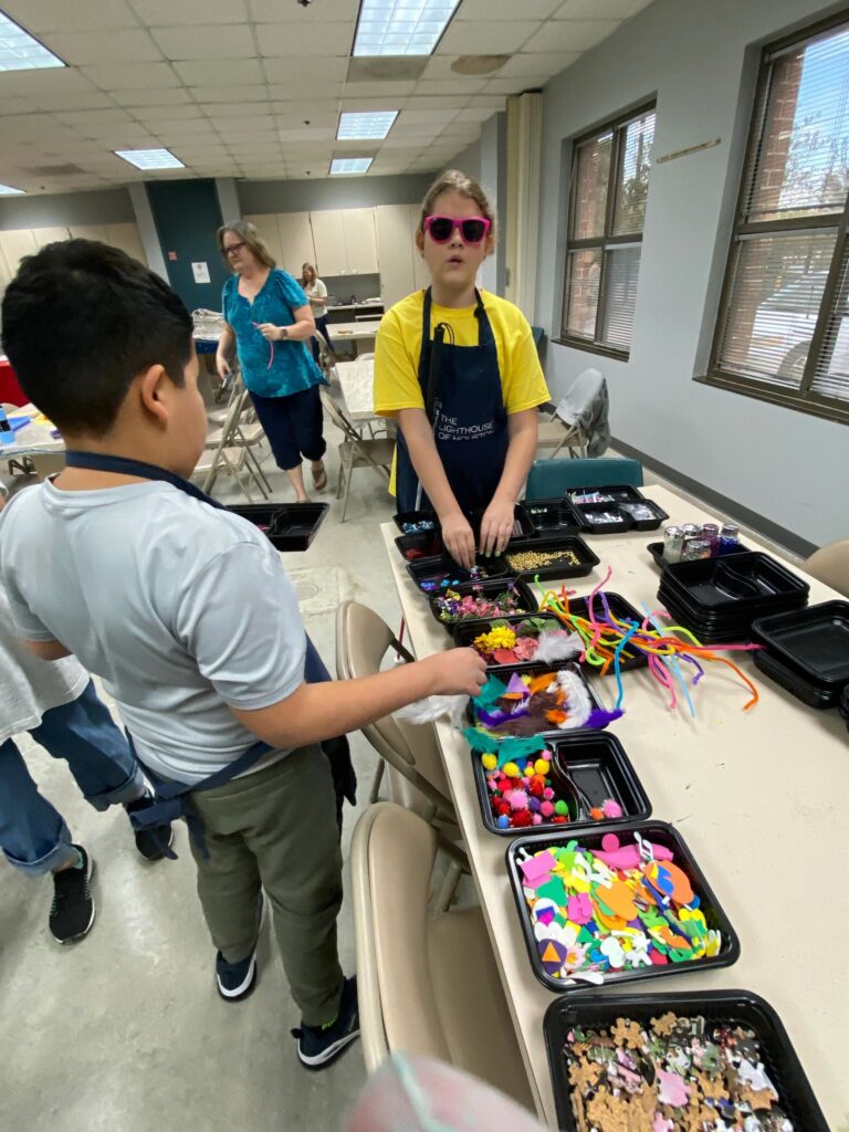 Artwork and artists from the September 2023 Student Sculptures session at Creating With Blind Abandon.