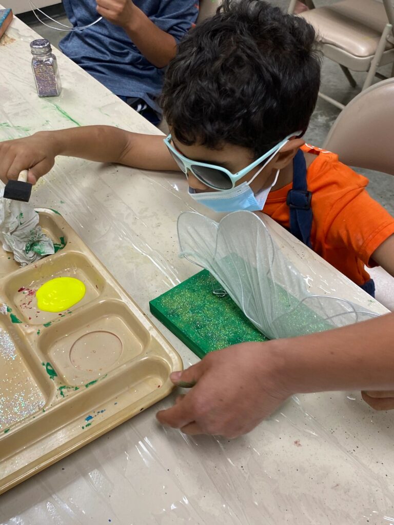 Artwork and artists from the September 2023 Student Sculptures session at Creating With Blind Abandon.
