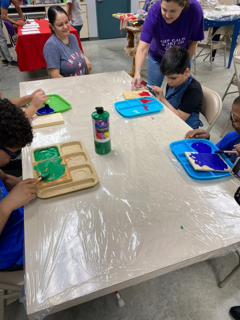Artwork and artists from the September 2023 Student Sculptures session at Creating With Blind Abandon.