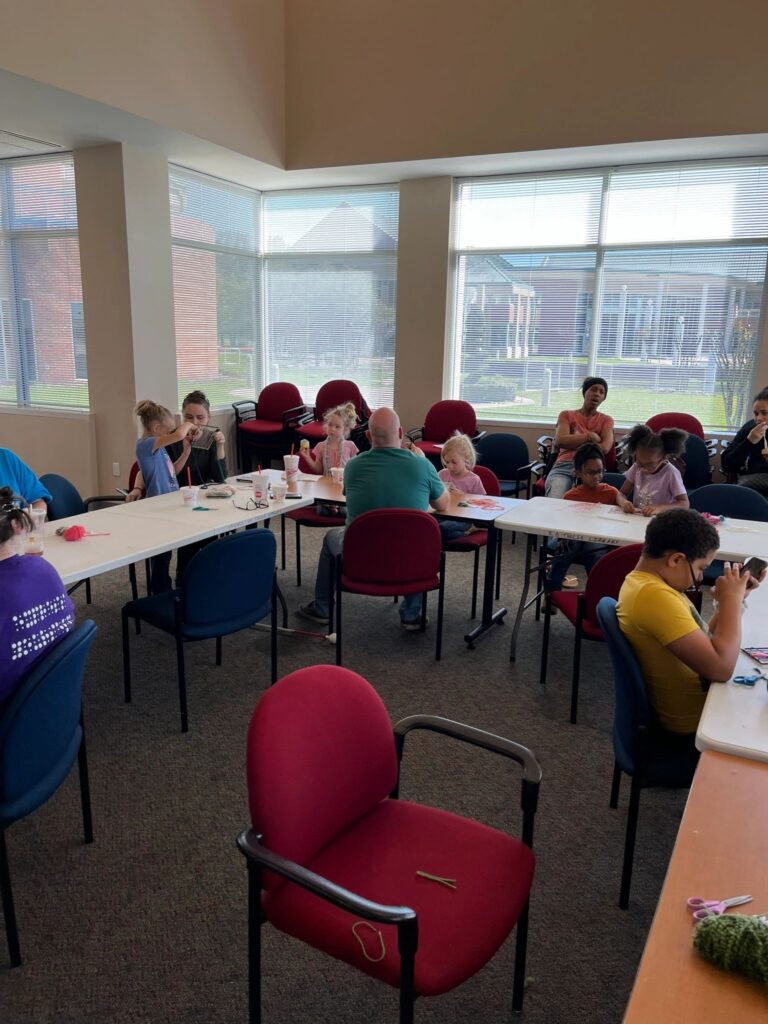 Artwork and artists from the March 2023 Weaving with guest artist, Tori Christenson session at Creating With Blind Abandon.