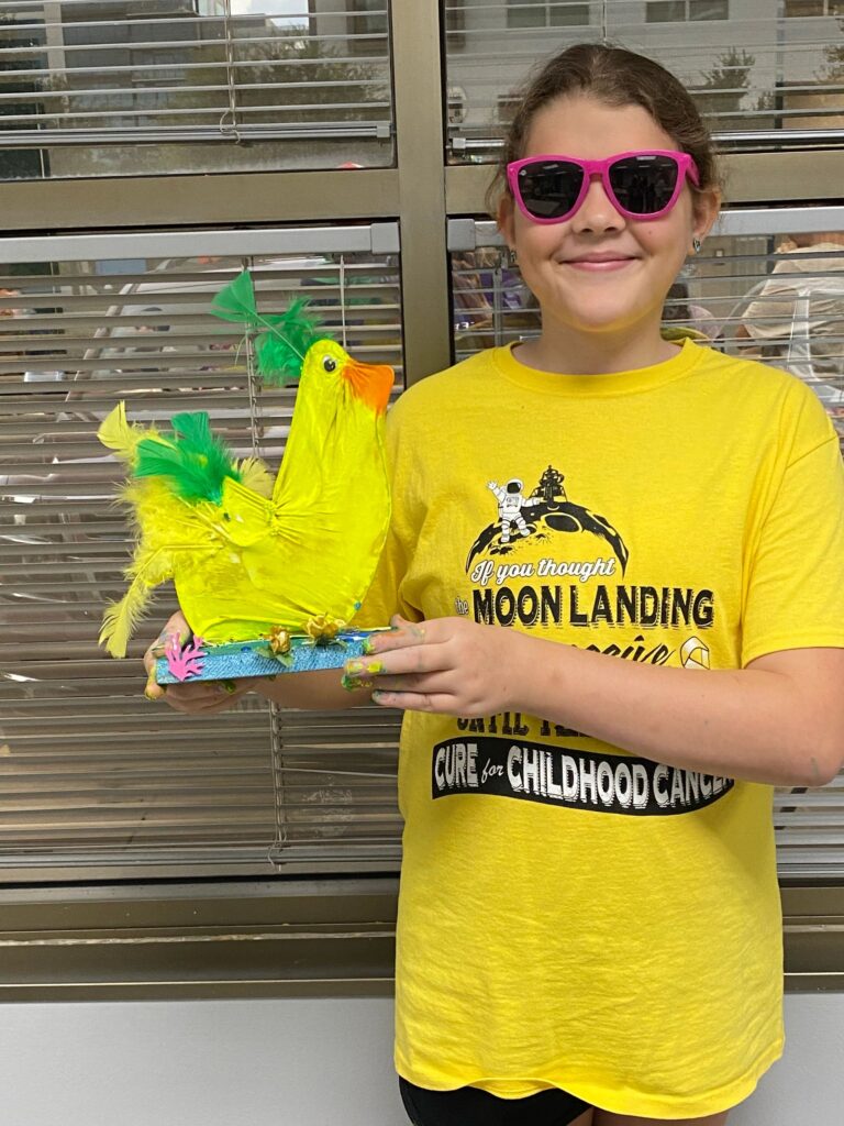 Artwork and artists from the September 2023 Student Sculptures session at Creating With Blind Abandon.