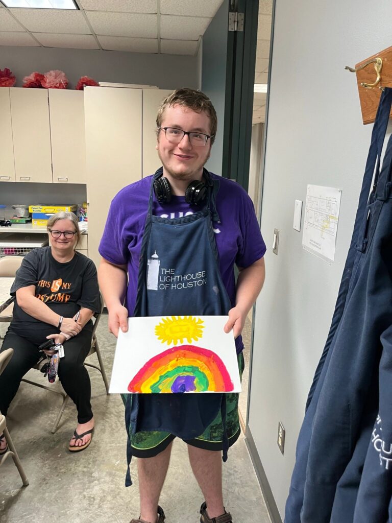 Artwork and artists from the Oct '23 — Kids - Fall Canvas Art session at Creating With Blind Abandon.