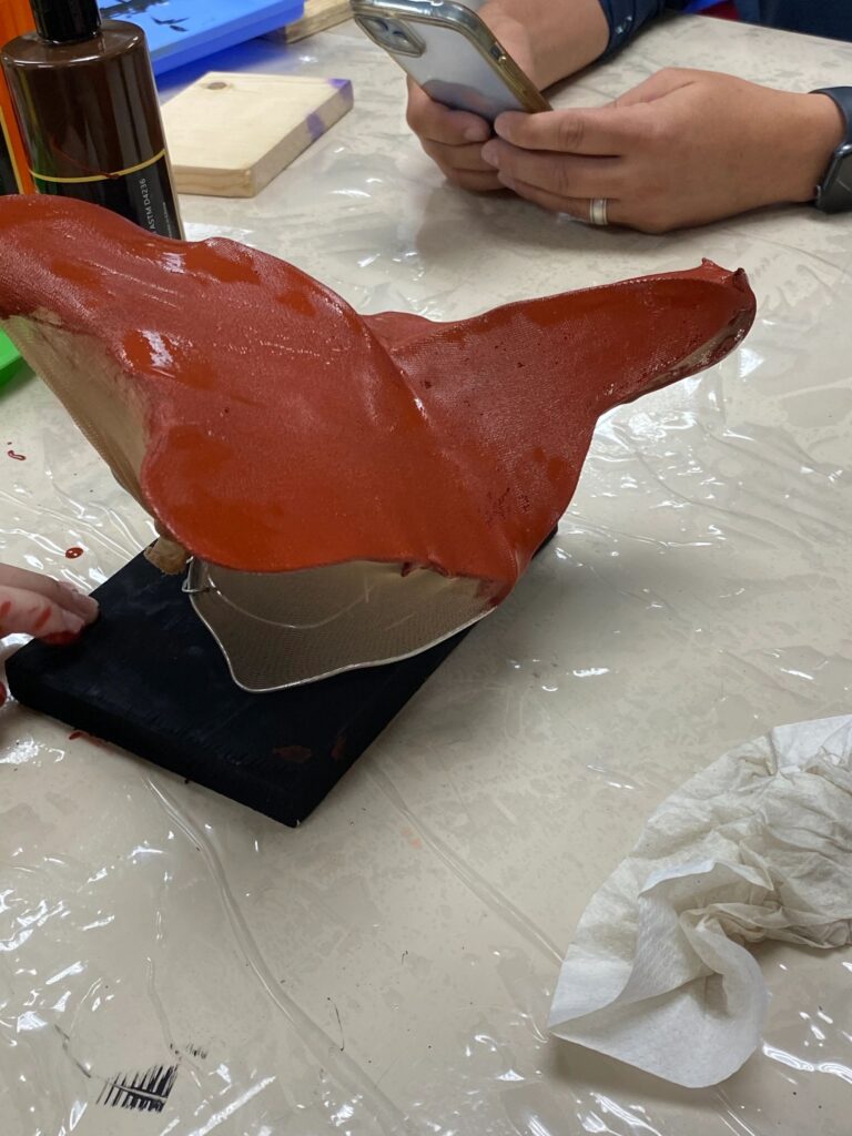 Artwork and artists from the September 2023 Student Sculptures session at Creating With Blind Abandon.