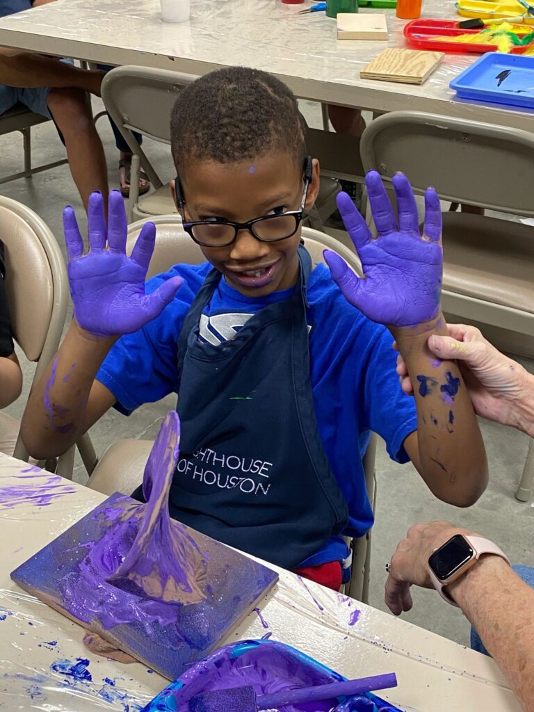 Artwork and artists from the September 2023 Student Sculptures session at Creating With Blind Abandon.