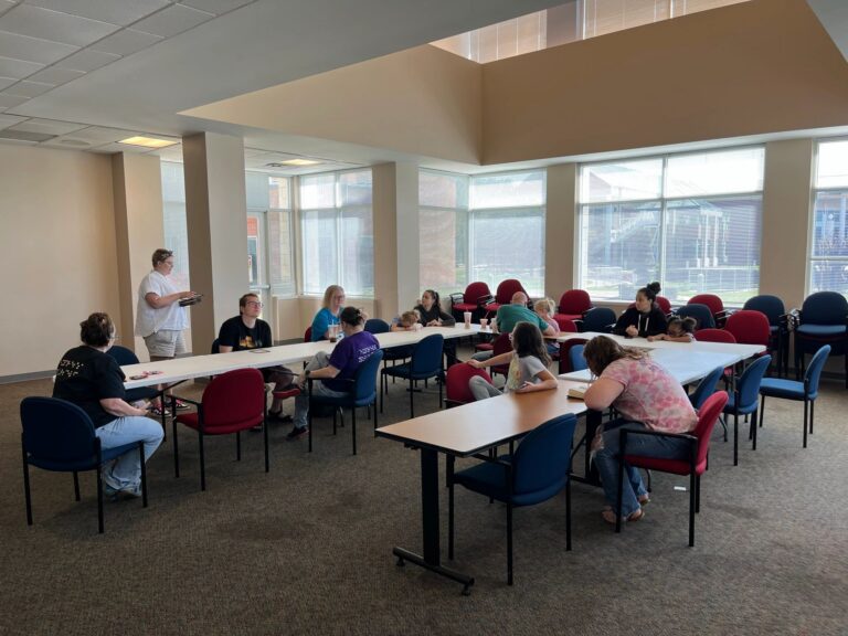 Artwork and artists from the March 2023 Weaving with guest artist, Tori Christenson session at Creating With Blind Abandon.