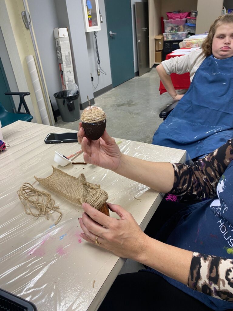 Artwork and artists from the Nov '23 — Kids session at Creating With Blind Abandon.