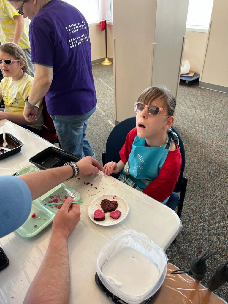 Artwork and artists from the February 2023 — Cinnamon Applesauce Valentines Ornaments session at Creating With Blind Abandon.