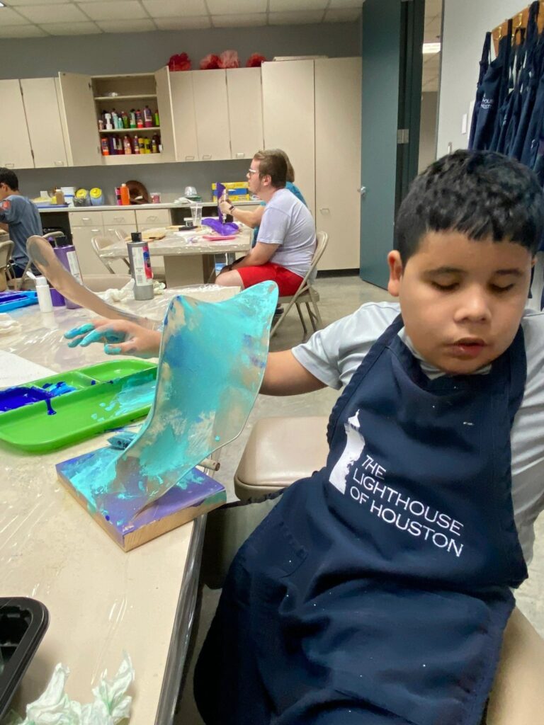 Artwork and artists from the September 2023 Student Sculptures session at Creating With Blind Abandon.