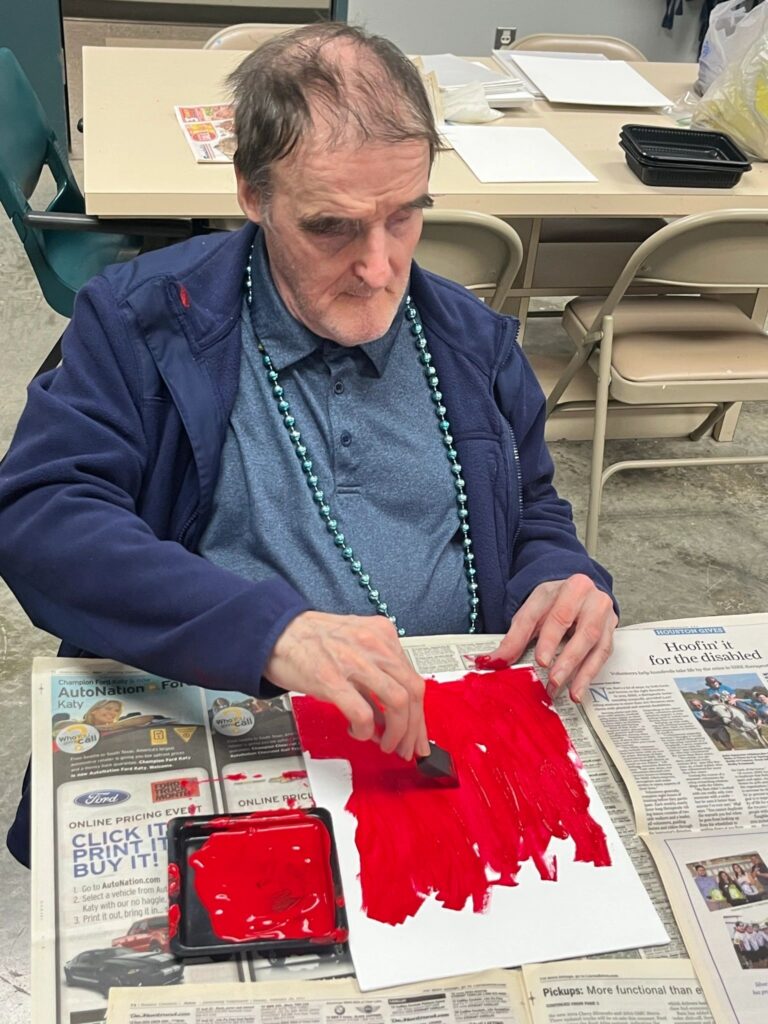 Artwork and artists from the Nov '23 — Adults - Christmas Trees session at Creating With Blind Abandon.