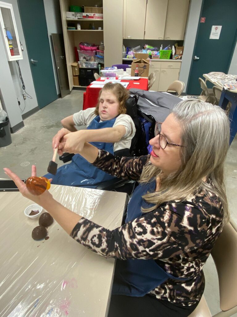 Artwork and artists from the Nov '23 — Kids session at Creating With Blind Abandon.