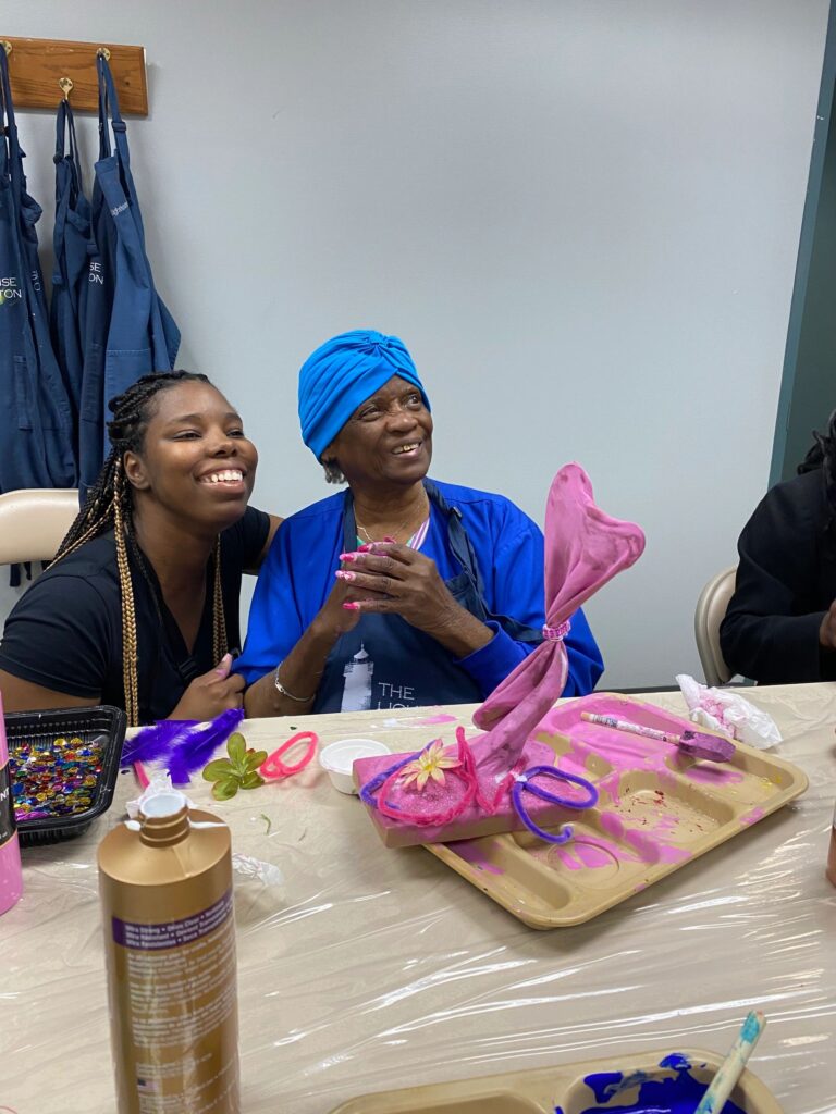 Artwork and artists from the September 2023 Adult Sculptures session at Creating With Blind Abandon.